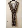 Šaty letní icecool bez rukávů dámské (S/M ONE SIZE) ITALSKÁ MÓDA IMM21707 (Velikost S/M/L, Barva hnědá leopard)