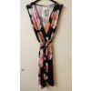 Šaty letní icecool bez rukávů dámské (S/M ONE SIZE) ITALSKÁ MÓDA IMM21707 (Velikost S/M/L, Barva hnědá leopard)
