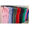 Šaty krátké letní bez rukávů dámské (S/M ONE SIZE) ITALSKÁ MÓDA IMM21711/DR (Velikost S/M/L, Barva béžová)
