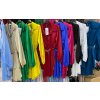 Šaty košilové elegantní saten s páskem dlouhý rukáv dámské (S/M ONE SIZE) ITALSKÁ MÓDA IMM22025 (Velikost S/M/L, Barva Černá)