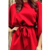 287-3 SOFIA Butterfly dress - red NMC-287-3 (Barva _barva viz foto)