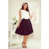 266-2 Midi skirt with pockets - black