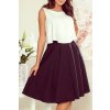 266-2 Midi skirt with pockets - black