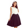 266-2 Midi skirt with pockets - black
