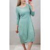 šaty dlouhý rukáv dámské  (uni M-L) ITALSKá MODA IMS20003 zelení