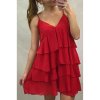 Šaty elegantní na raminkách společenké dámské (uni s/m) ITALSKá MÓDA IMT19623 (Barva růžová)