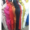 Šaty letní s odhalenými rameny krátké dámské (uni s/m) ITALSKá MODA IM919488 (Barva bílá)