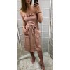 Šaty letní s odhalenými rameny krátké dámské (uni s/m) ITALSKá MODA IM919488 (Barva bílá)