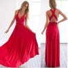 Šaty elegantní vázací dlouhé bez rukávů dámské (s-xl) AFASHION AF19198