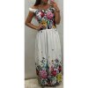 Šaty letní dlouhé na širokých ramínkách dámské (uni s/m) ITALSKá MóDA IM6199059/DR (Velikost XL, Barva bílá)