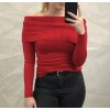 Svetr s goliérem teplý úpletový dlouhý rukáv dámské (S/M/L ONE SIZE) ITALSKá MóDA IM519JM-5813/DR (Velikost S/M/L, Barva šedá)
