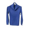 Svetr s goliérem teplý úpletový dlouhý rukáv dámské (S/M/L ONE SIZE) ITALSKá MóDA IM519JM-5813/DR (Velikost S/M/L, Barva šedá)
