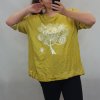 Tunika krátký rukáv zavazovací dámská nadrozměrná (UNI2 XL/4XL) ITALSKÁ MÓDA IMQ20286/DR
