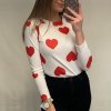 Body dlouhý rukáv dámské (S/M ONE SIZE) ITALSKÁ MÓDA IMWD21328/DR (Velikost S/M/L, Barva bílá)