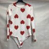 Body dlouhý rukáv dámské (S/M ONE SIZE) ITALSKÁ MÓDA IMWD21328/DR (Velikost S/M/L, Barva bílá)