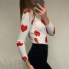 Body dlouhý rukáv dámské (S/M ONE SIZE) ITALSKÁ MÓDA IMWD21328/DR (Velikost S/M/L, Barva bílá)