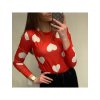 Body dlouhý rukáv dámské (S/M ONE SIZE) ITALSKÁ MÓDA IMWD21328/DR (Velikost S/M/L, Barva bílá)
