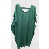 Šaty oversize krátký rukáv dámské (L/XL/2XL/3XL ONE SIZE) ITALSKÁ MÓDA IMD20451/DR (Velikost 2XL/3XL, Barva tmavě modrá)