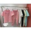 Souprava tričko krátký rukáv a tepláky dámská (S/M-M/L) ITALSKÁ MÓDA IMWD212643/DR (Velikost M/L, Barva béžová)