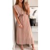 Šaty dlouhé letní šifonové bez rukávů dámské (S/M ONE SIZE) ITALSKÁ MÓDA IMWD212369 (Velikost S/M/L, Barva béžová)