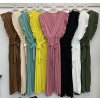 Šaty dlouhé letní šifonové bez rukávů dámské (S/M ONE SIZE) ITALSKÁ MÓDA IMWD212369 (Velikost S/M/L, Barva béžová)