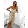 Šaty dlouhé letní na ramínka dámské (S/M ONE SIZE) ITALSKÁ MÓDA IMWY21708/DR (Velikost S/M/L, Barva zelená)