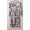 Šaty košilové 3/4 rukáv dámské (S/M ONE SIZE) ITALSKá MóDA IMWD212957/DR (Velikost S/M/L, Barva fialová)