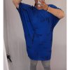 Šaty oversize krátký rukáv dámské (2XL/3XL ONE SIZE) ITALSKá MóDA IM4211391/DR (Velikost 2XL/3XL, Barva Černá)