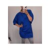 Šaty oversize krátký rukáv dámské (2XL/3XL ONE SIZE) ITALSKá MóDA IM4211391/DR (Velikost 2XL/3XL, Barva Černá)