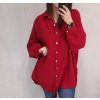 Košile tunika dlouhý rukáv dámská nadrozměrné (uni 2XL/3XL) ITALSKÁ MÓDA IM821LUCA/DR (Velikost 2XL/3XL, Barva bílá)