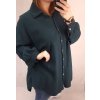 Košile tunika dlouhý rukáv dámská nadrozměrné (uni 2XL/3XL) ITALSKÁ MÓDA IM821LUCA/DR (Velikost 2XL/3XL, Barva bílá)