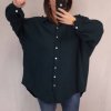 Košile tunika dlouhý rukáv dámská nadrozměrné (uni 2XL/3XL) ITALSKÁ MÓDA IM821LUCA/DR (Velikost 2XL/3XL, Barva bílá)