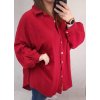 Košile tunika dlouhý rukáv dámská nadrozměrné (uni 2XL/3XL) ITALSKÁ MÓDA IM821LUCA/DR (Velikost 2XL/3XL, Barva bílá)