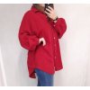 Košile tunika dlouhý rukáv dámská nadrozměrné (uni 2XL/3XL) ITALSKÁ MÓDA IM821LUCA/DR (Velikost 2XL/3XL, Barva bílá)