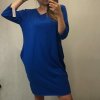 Šaty klasik dlouhý rukáv dámské (XL/XXL ONE SIZE) ITALSKá MóDA IM321410/DR