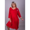 Šaty dlouhé dlouhý rukáv dámské nadrozměr (2XL/4XL ONE SIZE) TURECKÁ MÓDA IMLI21005/DR (Velikost 3XL/4XL, Barva Černá)
