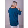 Tunika oversize dlouhý rukáv dámská nadrozměr (2XL/3XL ONE SIZE) TURECKÁ MÓDA IMLI21010/DR