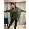 Tunika oversize dlouhý rukáv dámská nadrozměr (2XL/3XL ONE SIZE) TURECKÁ MÓDA IMLI21010/DR