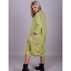 Šaty dlouhý rukáv dámské nadrozměr (XL/2XL ONE SIZE) TURECKÁ MÓDA IMLI21017/DR (Velikost 2XL/3XL, Barva Černá)