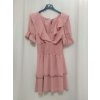 Šaty letní carmen přes ramena dlouhý rukáv dámské (S/M ONE SIZE) ITALSKÁ MÓDA IMWK21306/DR (Velikost S/M/L, Barva bílá)