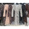 Šaty dlouhý rukáv dámské puntík (S/M ONE SIZE) ITALSKÁ MÓDA IMWE216774/DR (Velikost S/M/L, Barva puntík)