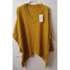 Svetr oversize dlouhý rukáv dámský (XL/2XL ONE SIZE) ITALSKá MODA IM721300 (Velikost XL/2XL, Barva Černá)
