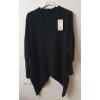 Svetr oversize dlouhý rukáv dámský (XL/2XL ONE SIZE) ITALSKá MODA IM721300 (Velikost XL/2XL, Barva Černá)