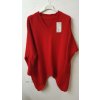 Svetr oversize dlouhý rukáv dámský (XL/2XL ONE SIZE) ITALSKá MODA IM721300 (Velikost XL/2XL, Barva Černá)