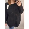 Svetr teplý oversize dlouhý rukáv dámský (XL/3XL ONE SIZE) ITALSKÁ MÓDA IMWA217017