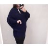 Svetr oversize dlouhý rukáv dámský (2XL/4XL ONE SIZE) ITALSKá MODA IM721401