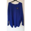 Svetr oversize dlouhý rukáv dámský (2XL/4XL ONE SIZE) ITALSKá MODA IM721401 (Velikost 3XL/4XL, Barva červená)