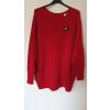 Svetr oversize dlouhý rukáv dámský (2XL/4XL ONE SIZE) ITALSKá MODA IM721401