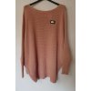 Svetr oversize dlouhý rukáv dámský (2XL/4XL ONE SIZE) ITALSKá MODA IM721401