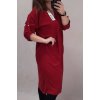 Šaty oversize maxi dlouhý rukáv dámské (2XL/3XL ONE SIZE) ITALSKá MóDA IMWD2120148/dr (Velikost 2XL/3XL, Barva Černá)